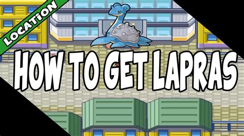 lapras pokemon fire red.
